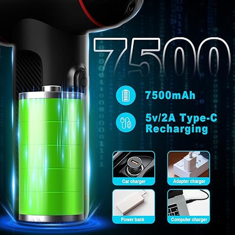7500mAh battery, fast Type-C charging