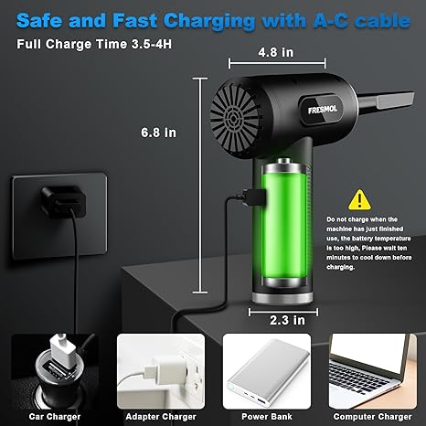 Reusable alternative to air cans