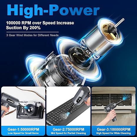 FRESMOL Compressed Air Duster (100000 RPM)